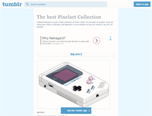 Tablet Screenshot of pixelart.insomnio.org